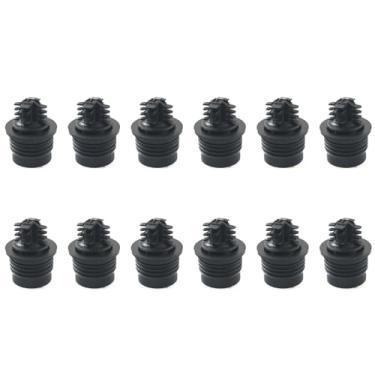 Imagem de Pro Bamboo Kitchen 12 peças de peças e acessórios para alto-falante capa contra poeira prendedores de pressão bolas de borracha e plástico e tipo soquete parafusos de trilho guia de grade para fixação