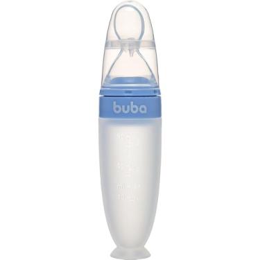 Imagem de Buba, Colher Dosadora Em Silicone Com Ventosa Azul