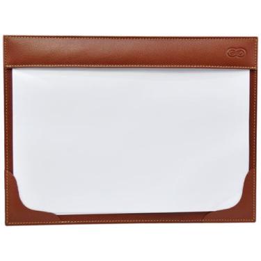 Imagem de Risque Rabisque A4 ENGE em Couro Galvani, Marrom Pinhão