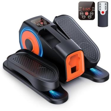 Imagem de DUREXO Elíptico Sob Mesa, Exercitador de Pernas Elíptico Portátil Doméstico com Controle Remoto e 12 Velocidades Ajustáveis, Exercitador de Pedal Elétrico Sentado