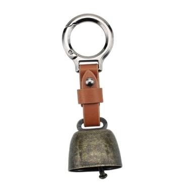 Imagem de kowaku Sino de Urso Ornamental com Gancho de Pressão para Pendurar na Cintura, Metal, Apito de Alerta para Sobrevivência ao Ar Livre, Pesca, Escalada e, CafÉ