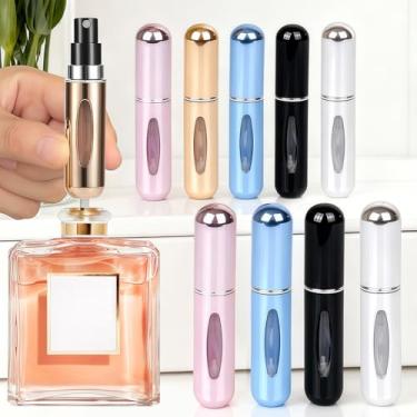 Imagem de 10 frascos de atomizador de perfume recarregáveis, mini frascos de spray, atividades ao ar livre e negócios, 5 ml