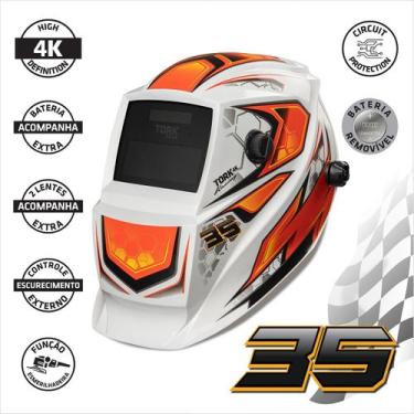 Imagem de Máscara de Solda Automática Soldador Profissional Escurecimento Automá