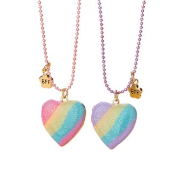 Imagem de Colar em forma de coração da amizade, joias, presentes, mulheres, aniversário, dia dos namorados, casal, moderno, moderno, estilo criativo, presentes de Natal, presentes de amizade para mulheres, dia