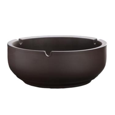 Imagem de Cinzeiro Cinzeiro de cerâmica retrô roxo sólido, ideal para sala estar e escritório, evita que as cinzas se espalhem