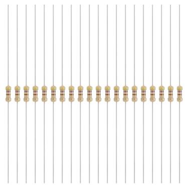 Imagem de YOKIVE 200 peças 1/4W (0,25 Watts) 470 Ohm 5% de resistor de filme de carbono, resistor fixo único de filme de carbono | Ótimo para dispositivos eletrônicos DIY, placas de circuito, sensores