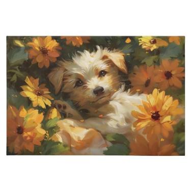 Imagem de CEBUGI Tapete de área 60 x 90 cm, macio, lavável, antiderrapante, com suporte de borracha, para sala de estar, quarto, decoração de casa