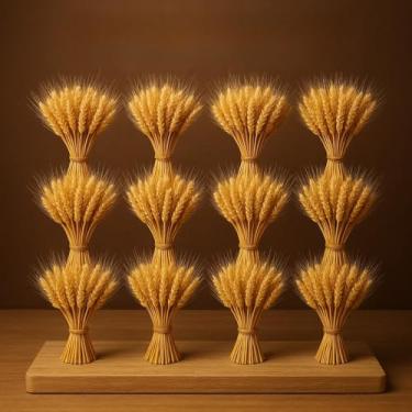 Imagem de Hastes de Trigo Seco para Decoração Arranjos Mesa Casamento Artesanato Natural Elegante(600)