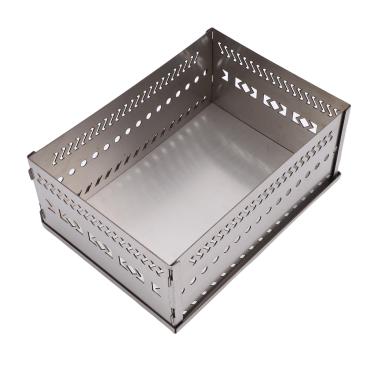 Imagem de ZJchao Cesta de Pedra de Sauna de Aço Inoxidável Suporte de Pedra de Sauna para Fogão a Lenha a Carvão Cesta de Pedra de Sauna Portátil Com Capacidade de 50 Kg À Prova de Ferrugem (SL 300)