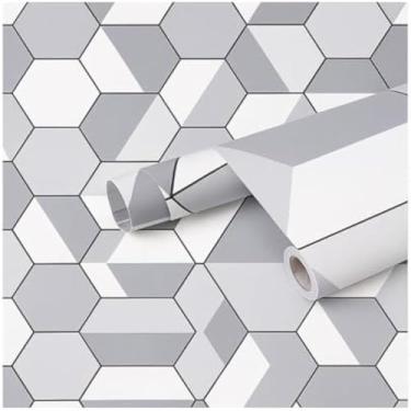 Imagem de Papel adesivo para parede, decoracao tela, madeira, estetica, renovar ambiente, moderno, 5 metros.