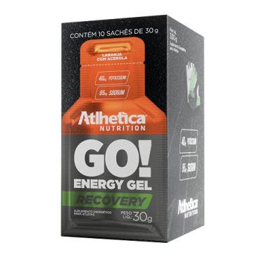 Imagem de Go Energy Gel (10 Sachês) - Sabor Laranja C/ Acerola, Atlhetica Nutrition