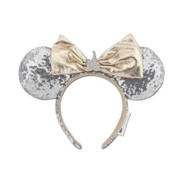 Imagem de Tiara De Orelhas Da Minnie Mouse Com Lantejoulas Rosa Disney Space Mou
