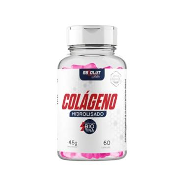 Imagem de Absolut Nutrition, Colágeno hidrolizado, Suplemento alimentar complementado com Biotina, Sem sabor, 60 cápsulas rígidas • 12 doses