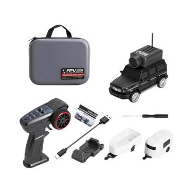 Imagem de Carro Mini RC Em Escala 1/64 Com Câmera HD Controle Remoto De 24GHz Co