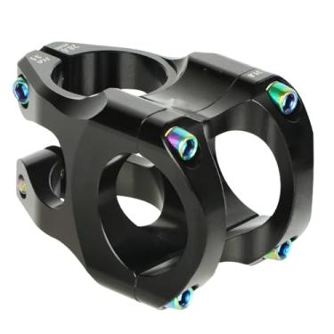 Imagem de Mesa de guidão Power Stem para mountain bike, 35 mm de comprimento, 0 graus, para bicicleta de estrada, 31,8 mm de comprimento, compatível com guidões de bicicleta de 31,8 mm.(HA35 Black)