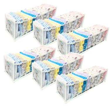 Imagem de Kit 10 Colmeia Organizadora de gavetas/Guarda Roupa P, M, G e GG(6 Colmeia P)