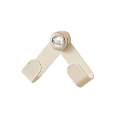 Imagem de Descanso De Panela Suporte Universal Tampas Panelas Ventosa E Acessórios Organizador Porta Cozinha(Bege - 2 peças)