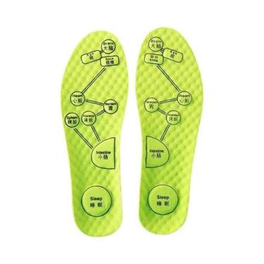 Imagem de Palmilha Unissex Macia E Respirável Para Acupressão Nos Pés, Amortecim