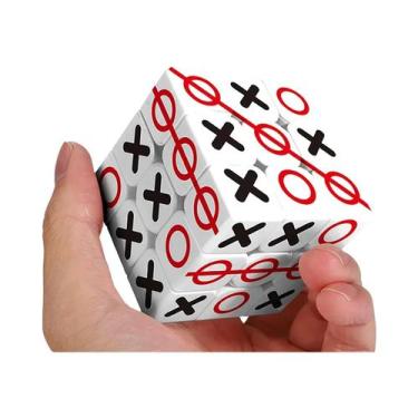 Imagem de Cubo Mágico 3x3x3 3D UV Com Nove Grades Pintadas Coloridas, Brinquedo 