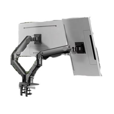 Imagem de BEGWVDJTP Suporte para monitor resistente G55 com tela dupla, suporte para monitor de mesa