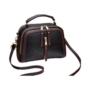 Imagem de Bolsas De Designer Femininas Em Couro PU De Cor Sólida Luxuosas Moda B