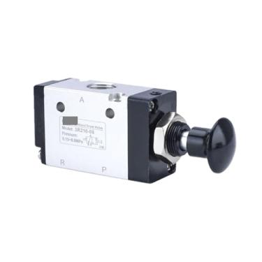 Imagem de ROUPWKWO 3R210-08 1/10.2 cm 2 posições 3 portas ar manual válvula de controle pneumático (3R210-08 PC4-02)