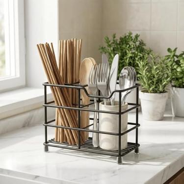 Imagem de Suporte de escova de dentes de banheiro de aço inoxidável 304, suporte de pasta de dentes, organizador de acessórios de banheiro, porta-escovas de dentes