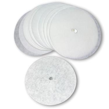 Imagem de Filtro de Papel para Prensa Francesa 9cm, 40 Unidades, Elimina Sedimentos e Óleos, Compatível com Cafeteiras de Êmbolo, Descartável e Biodegradável para um Café Limpo