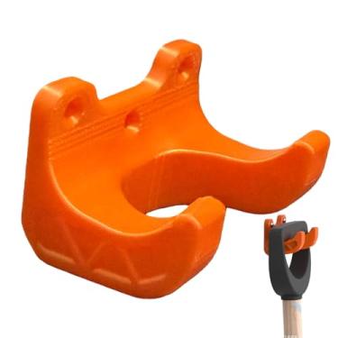 Imagem de Suporte de pá de parede - organizador de vassouras de ancinho de esfregão, organizador de ferramentas de jardim para montagem na parede | para casa, cozinha, quintal, oficina, organização externa