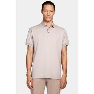 Imagem de Polo Aramis Interlock Tech Manga Curta Cáqui Natural-Masculino