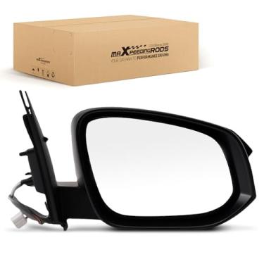 Imagem de maXpeedingrods Potência do espelho retrovisor lateral do passageiro para Toyota RAV4 2013-2015 Espelho externo de seta dobrável manual aquecido, substitui TO1321310