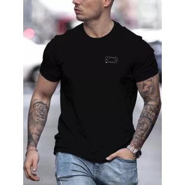 Imagem de Camiseta Masculina Estampa Minimalista Proton Moda Estilo - Use Argume