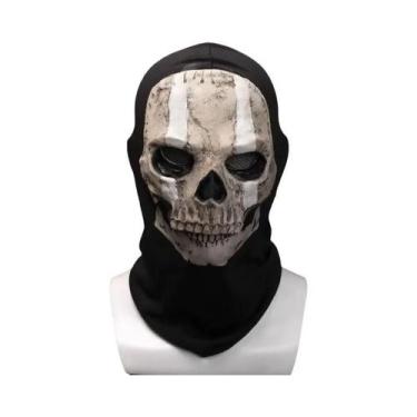 Imagem de Máscara De Silicone De Caveira Ghost Face De Call of Duty 2 Para Cicli