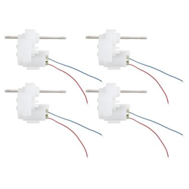 Imagem de ECSiNG 4 peças Mini 614 motor de engrenagem sem núcleo 3,7 V 390 RPM para robô modelo de carro 43 x 22 x 2 mm