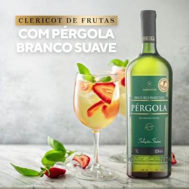 Imagem de Vinho de mesa Pérgola branco Suave Seleção 750ML