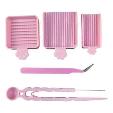 Imagem de Tachiuwa Kit de 5 peças para miçangas de fusão de 2,6 mm: espátula, alinhador, ferramenta de profissional, acessórios de alta eficiência, bandeja