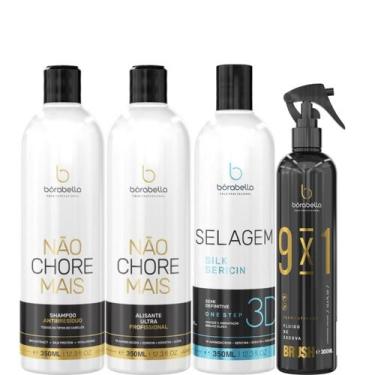 Imagem de Borabella Kit Não Chore + Selagem 3x350ml + Fluido 300ml