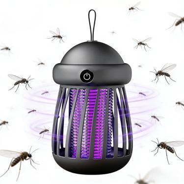 Imagem de Luminária Anti-Mosquito Repelente Elétrico com Lâmpada UV, Armadilha para Insetos, USB