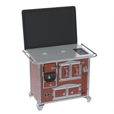 Imagem de Fogão a Lenha N 2 Gab Sec Xv Chapa de Aluminio Tabaco Saida Direita