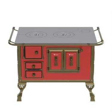 Imagem de FOGAO A LENHA N 2 COLONIAL VERMELHO SEM TAMPA SD