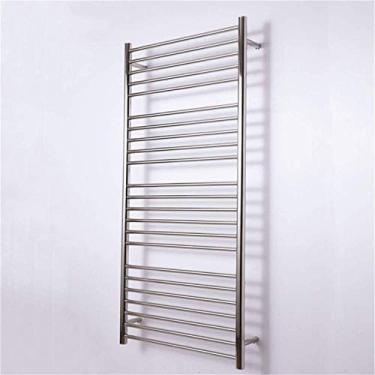 Imagem de Toalheiro elétrico, luxuoso de aço inoxidável montado na parede IP56 impermeável com economia de energia para acessórios de banheiro