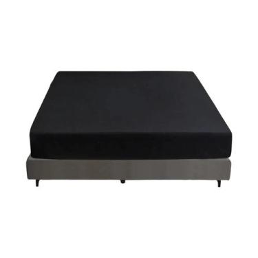 Imagem de Protetor De Colchão Impermeável Elástico Lavável Confortável Com Faixa