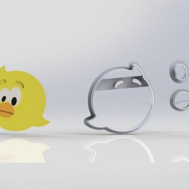 Imagem de Cortador Galinha Pintadinha Pintinho Modular Tamanho 6Cm