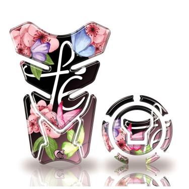 Imagem de Adesivo Protetor Tanque E Bocal Honda Acima 2018 Fé Preto