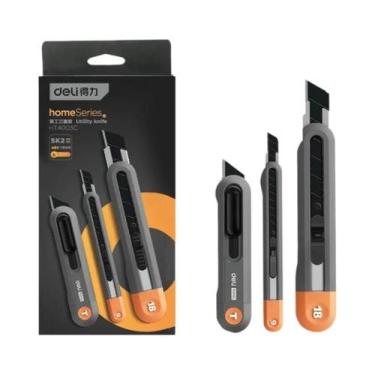 Imagem de Conjunto De Facas Utilitárias Multifuncionais 1/3 Peças Com Trava Auto