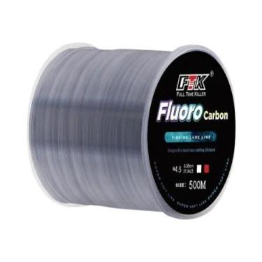 Imagem de Linha De Pesca Revestida Com Fluorocarbono 300m 500m, Linha Líder De F