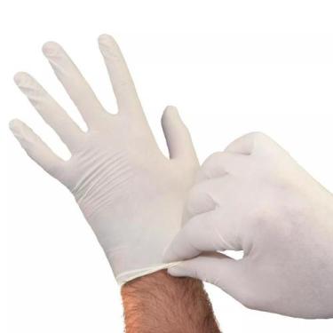 Imagem de Luva Descartável De Látex Par G Santa Clara 9843