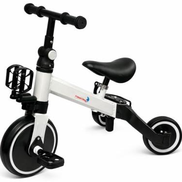 Imagem de Bicicleta Equilíbrio 3 Em 1 Balance Triciclo Branco Branco - Importway