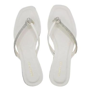 Imagem de Sandália Careflex Rasteira Feminina com Brilho Rasteirinha-Feminino