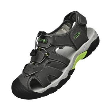 Imagem de Sandálias De Couro Genuíno Para Homens Em Tamanho Grande, Chinelos De 